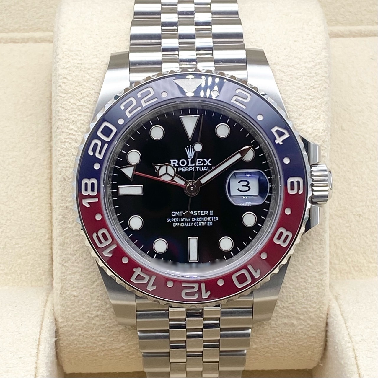 �ڥ��ꥹ�ޥ�������12/25�ޤǡ��ۥ���å��� GMT�ޥ�����II 126710BLRO �ڥץ� ����ӥ꡼�֥쥹��å� 40mm