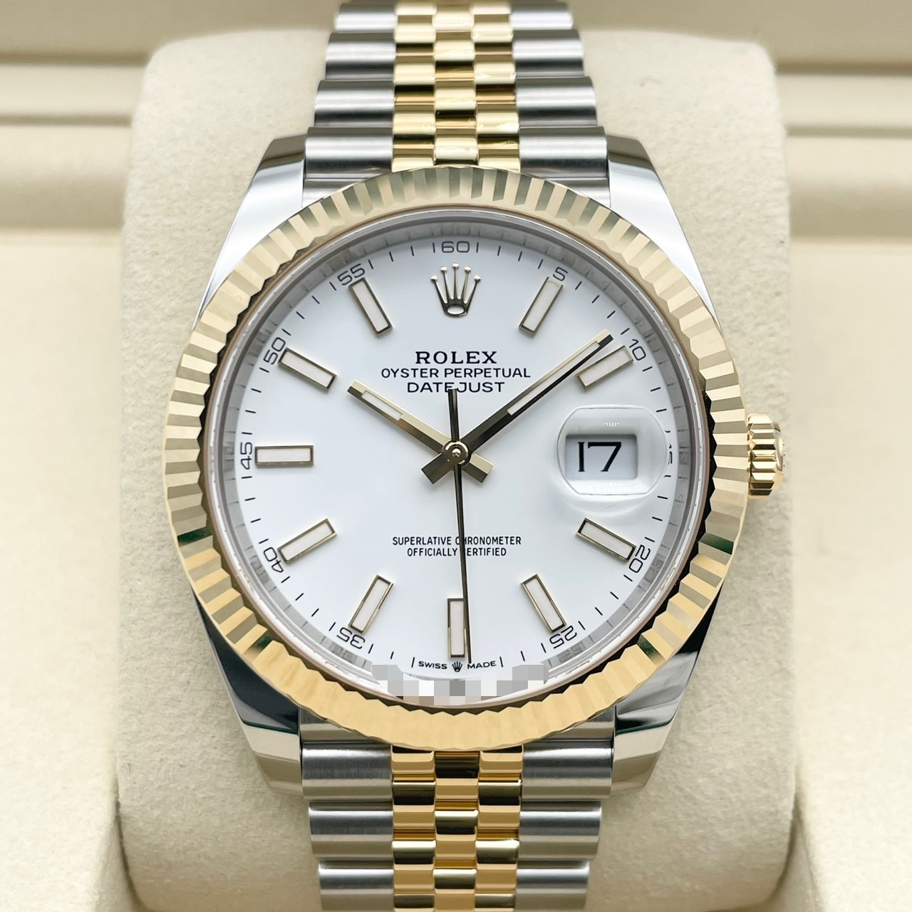 ����å��� �ǥ��ȥ��㥹�� 126333 �ۥ磻�� ����ӥ꡼�֥쥹 41mm