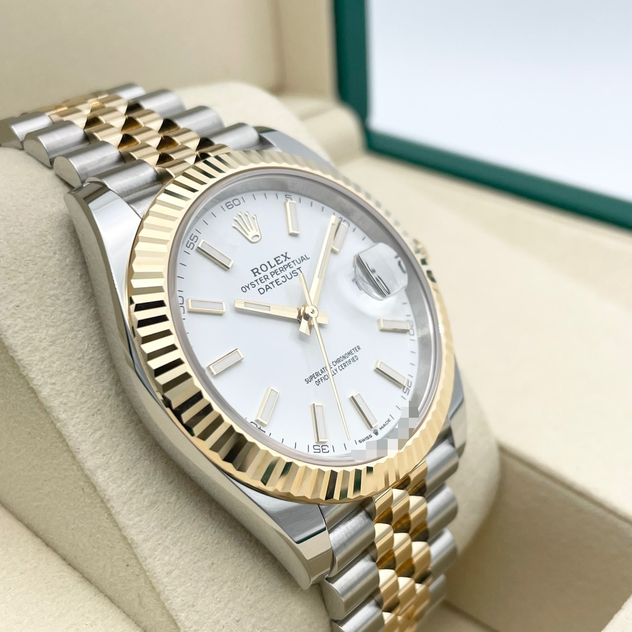 ����å��� �ǥ��ȥ��㥹�� 126333 �ۥ磻�� ����ӥ꡼�֥쥹 41mm