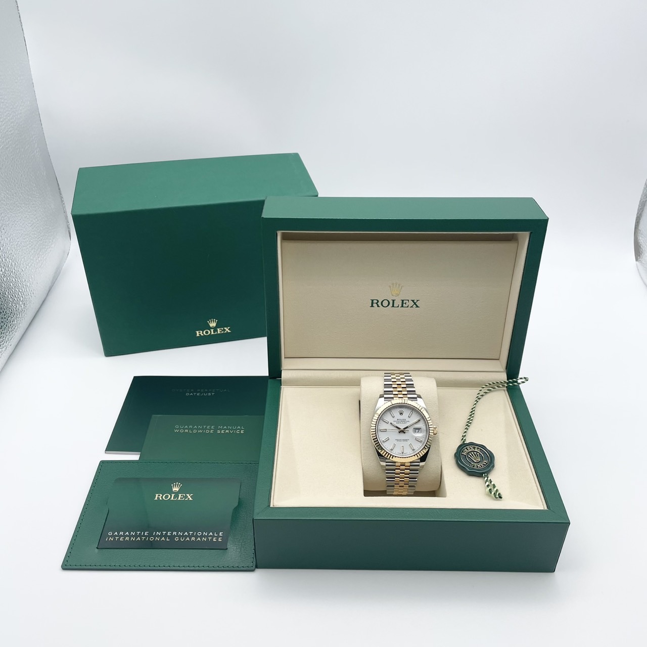 ����å��� �ǥ��ȥ��㥹�� 126333 �ۥ磻�� ����ӥ꡼�֥쥹 41mm