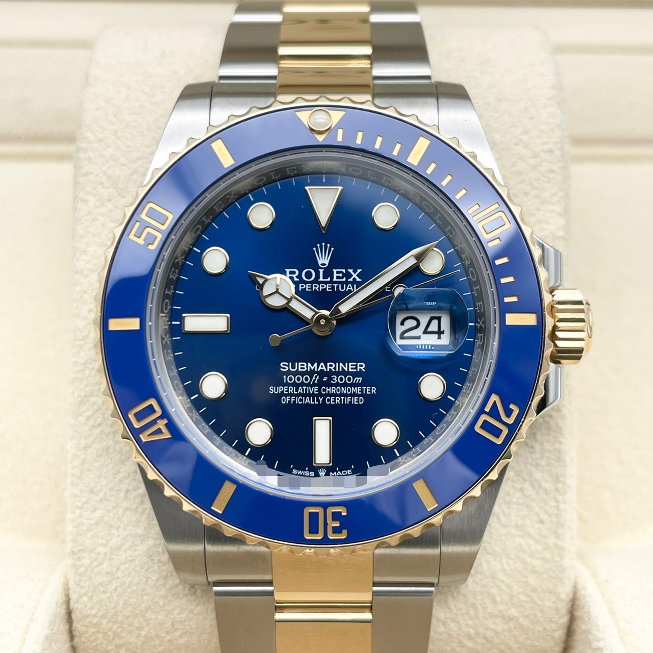 ��ǯ�����紶�պס��ۡ�2023ǯ������顪�ۥ���å��� ���֥ޥ꡼�� �ǥ��� 126613LB �������֥롼 41mm