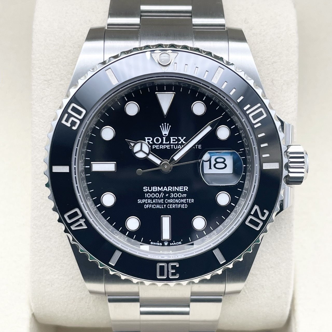 ���ݾڽ�����2025ǯ10��� ����å��� ���֥ޥ꡼�ʡ��ǥ��� 126610LN �֥�å� 41mm