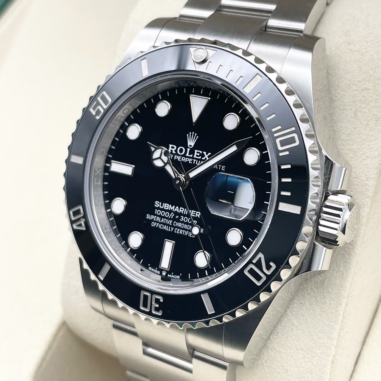 ���ݾڽ�����2025ǯ10��� ����å��� ���֥ޥ꡼�ʡ��ǥ��� 126610LN �֥�å� 41mm