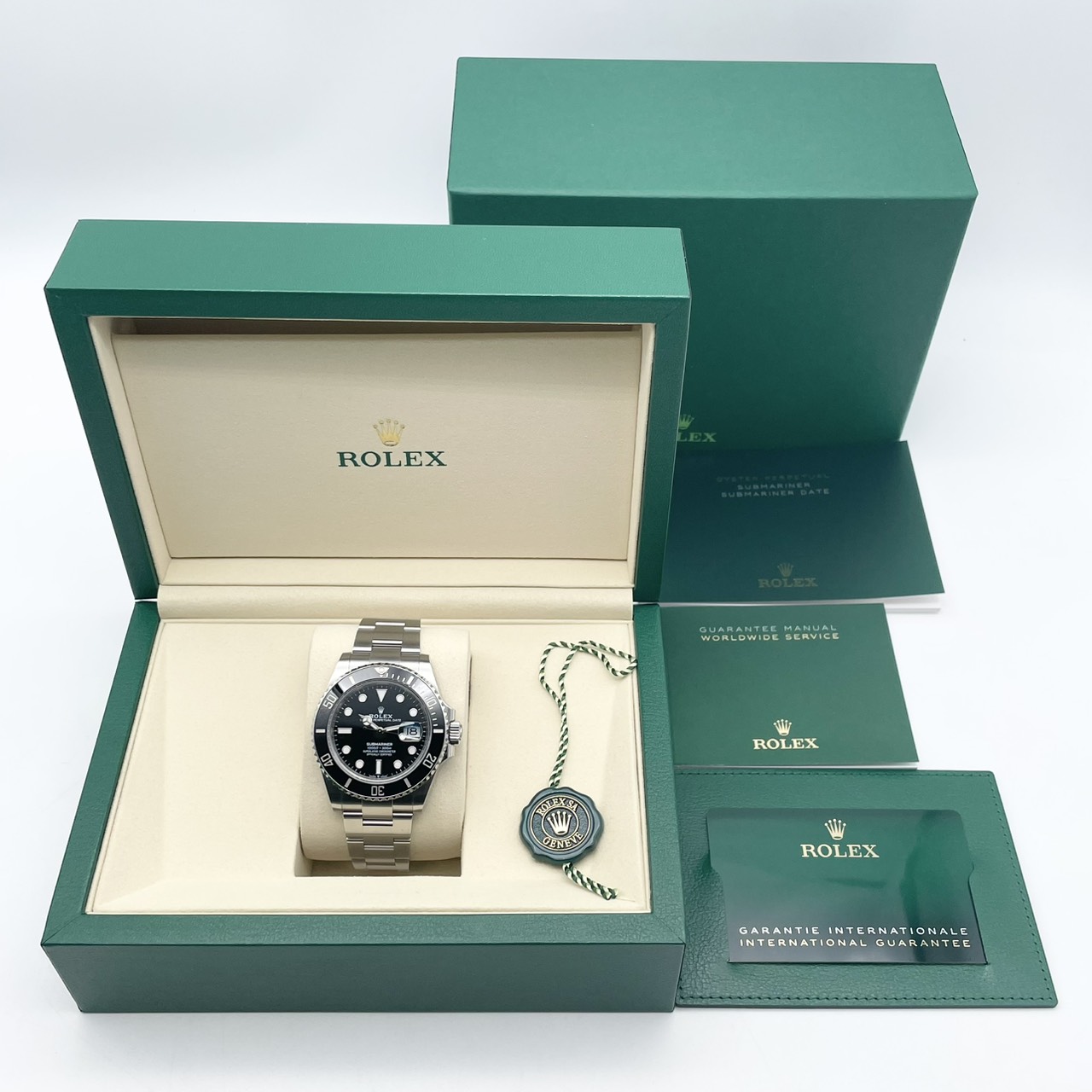 ���ݾڽ�����2025ǯ10��� ����å��� ���֥ޥ꡼�ʡ��ǥ��� 126610LN �֥�å� 41mm