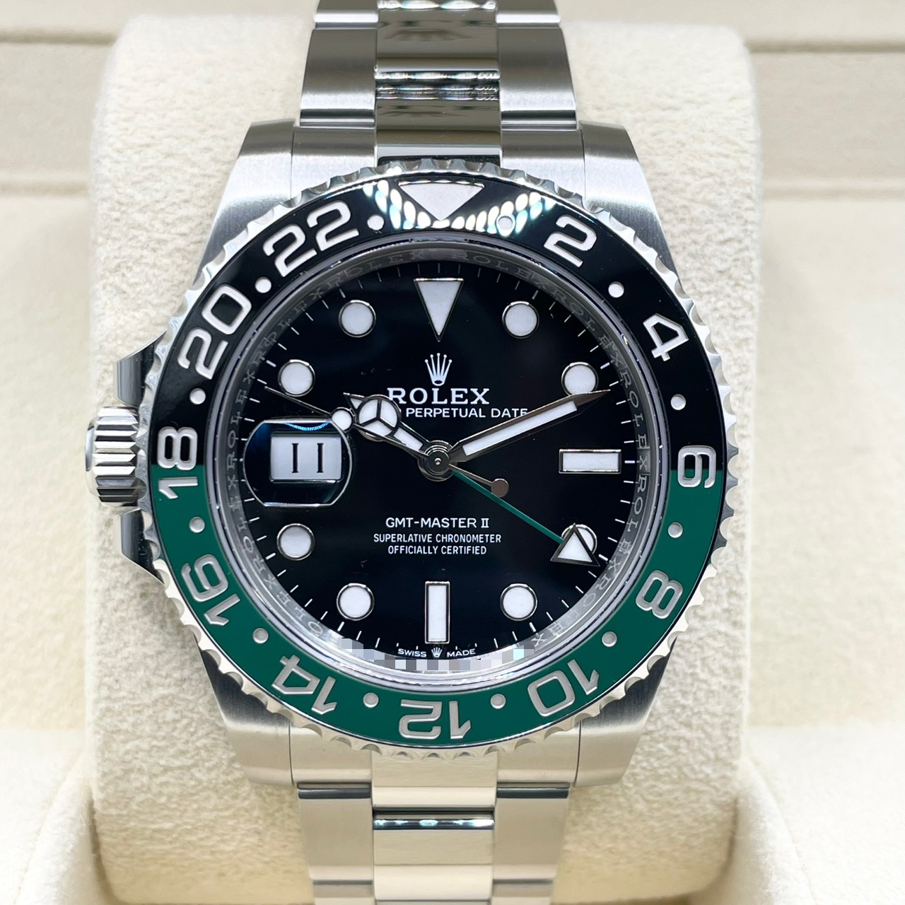 ����å��� GMT�ޥ�����II 126720VTNR �֥�å� �����������֥쥹 40mm