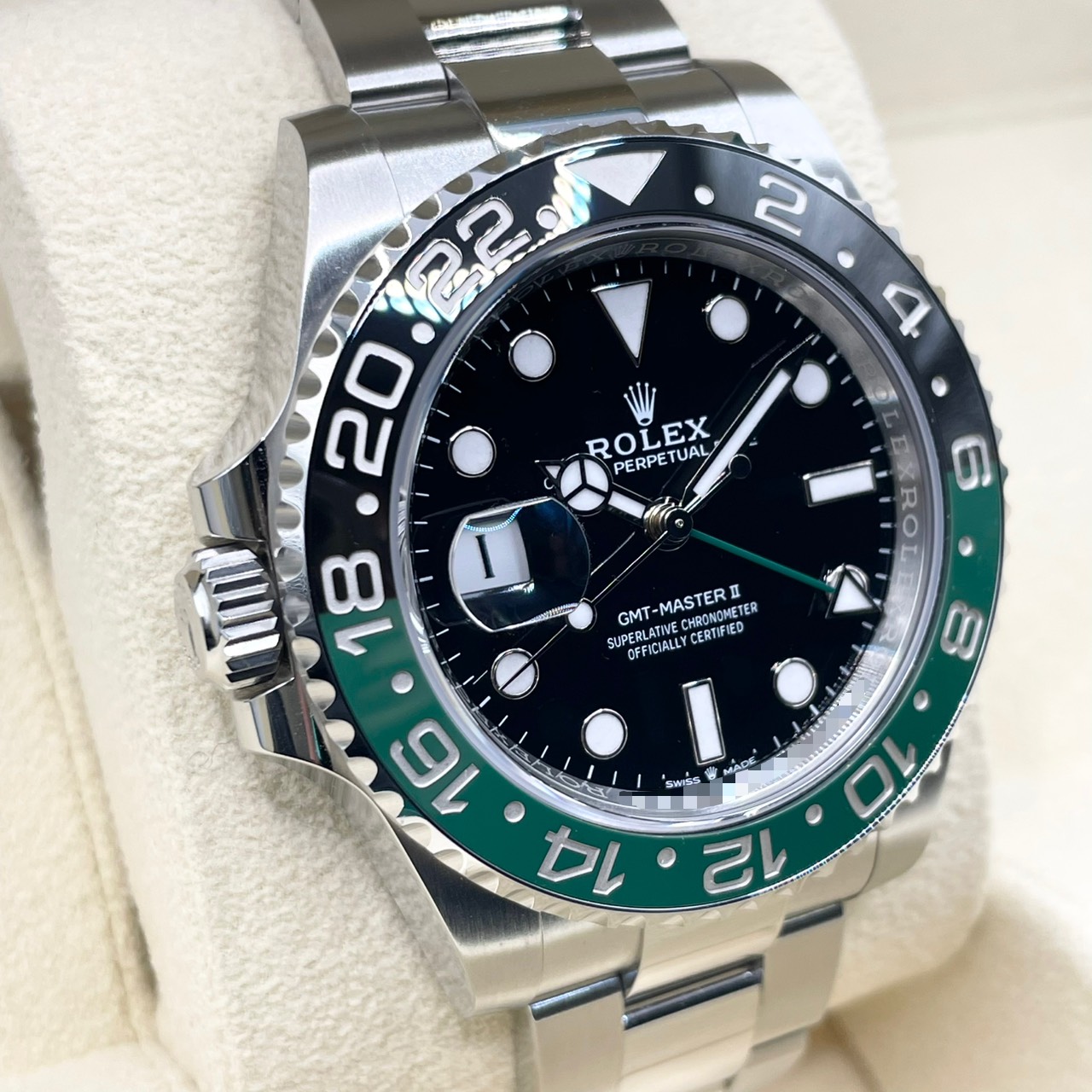 ����å��� GMT�ޥ�����II 126720VTNR �֥�å� �����������֥쥹 40mm