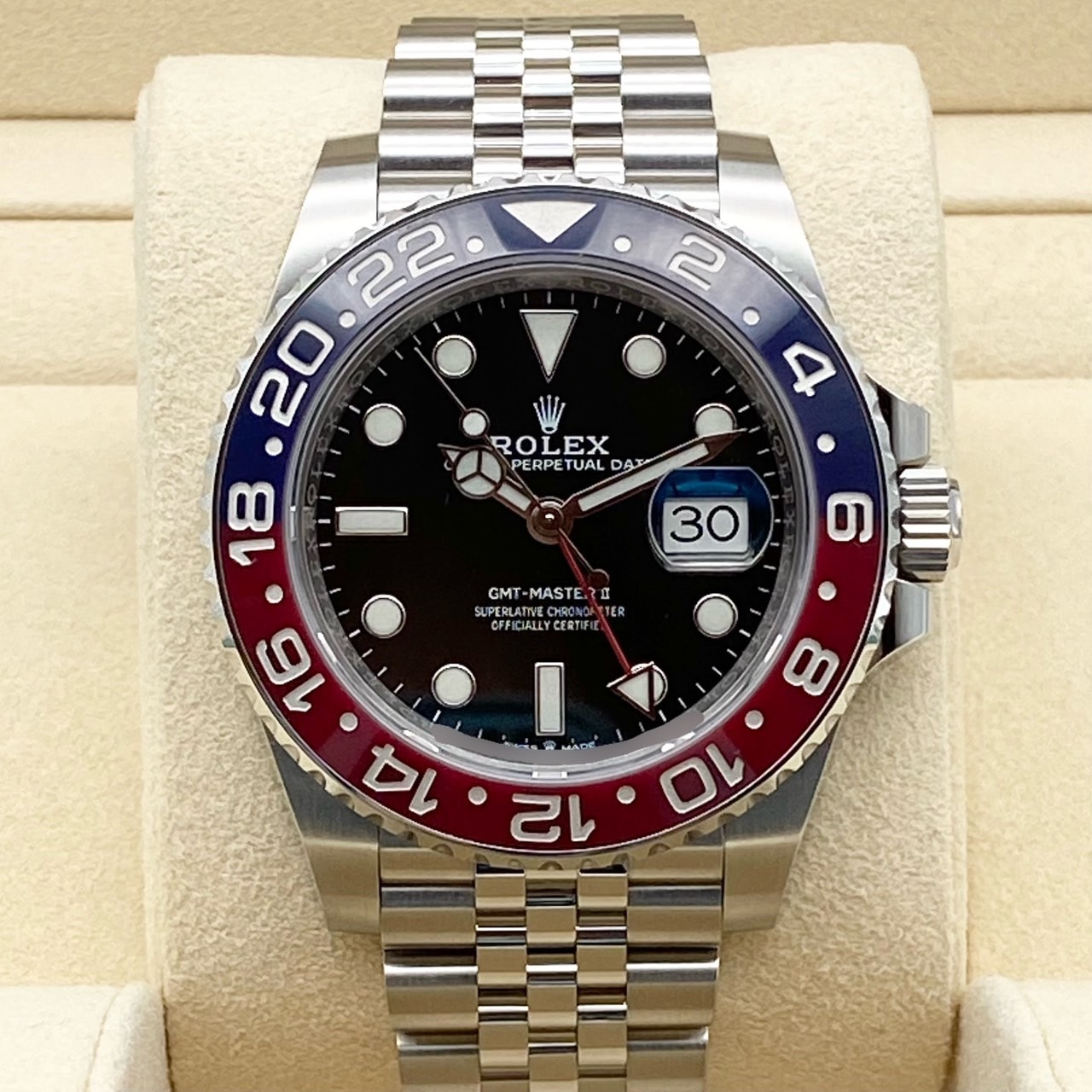 �ڥ��ޡ����ò������ۥ���å��� GMT�ޥ�����II 126710BLRO ����ӥ꡼�֥쥹��å� 40mm