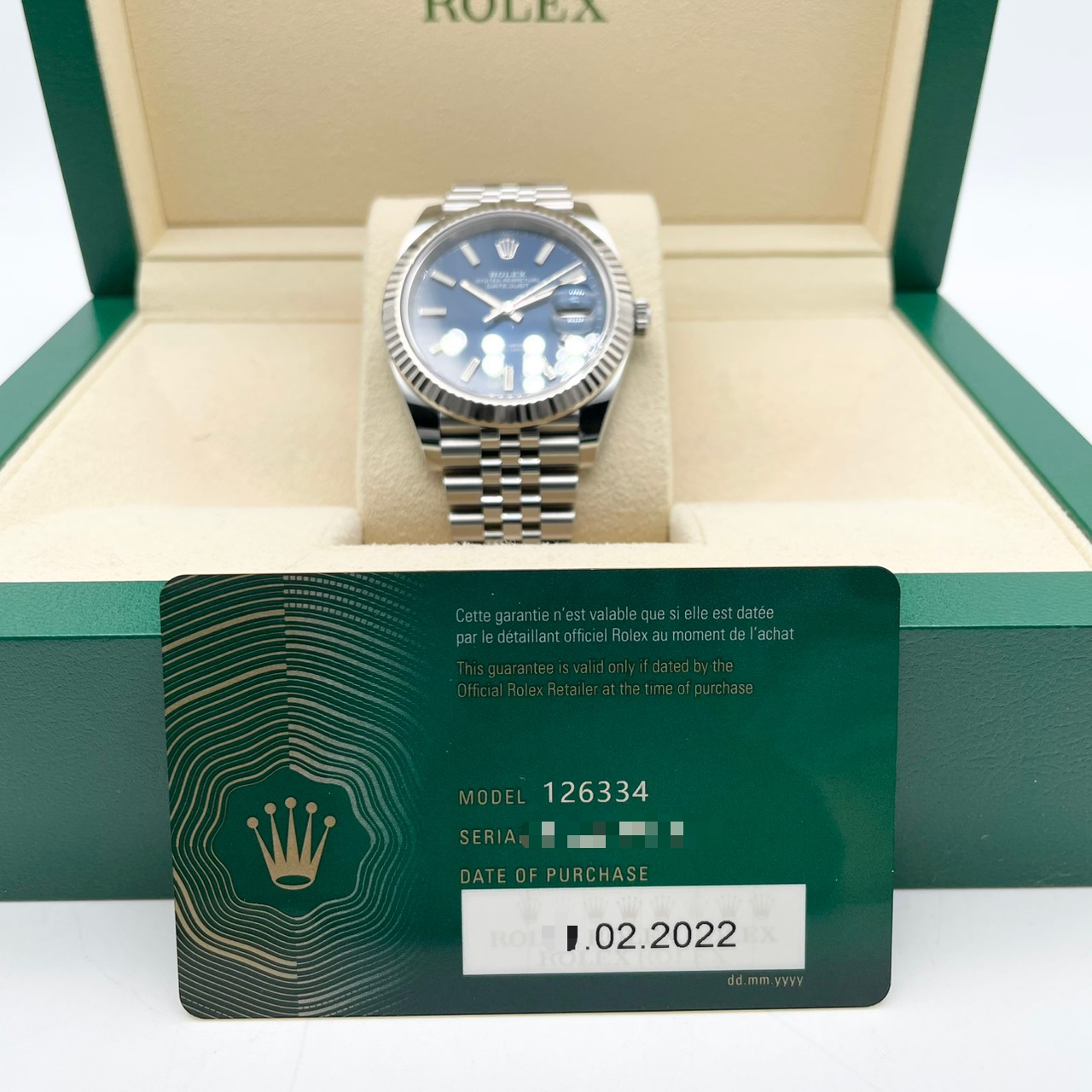 ����å��� �ǥ��ȥ��㥹�� 126334  �֥饤�ȥ֥롼 ����ӥ꡼�֥쥹 41mm