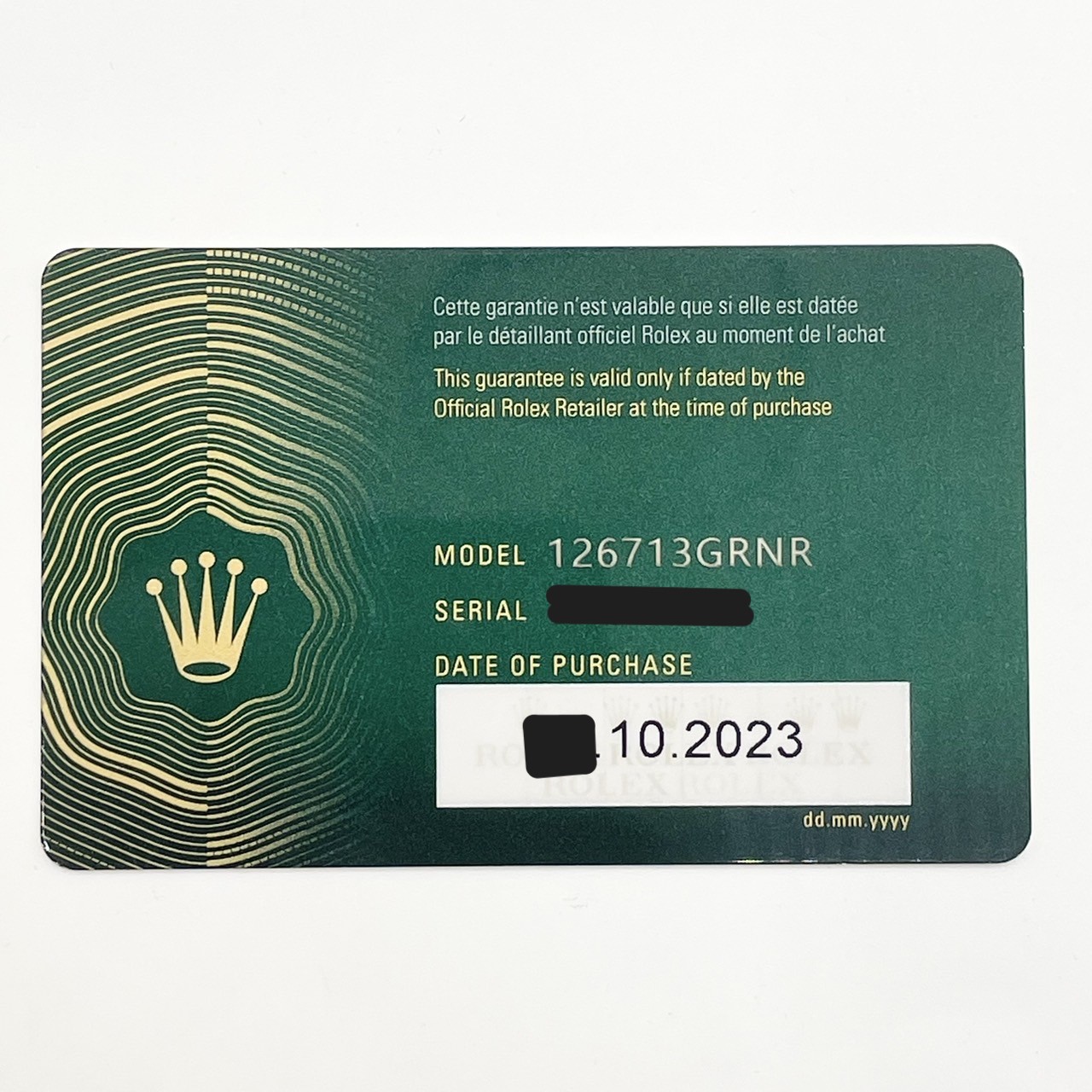 ��2023ǯ����ۥ���å��� GMT�ޥ�����II 126713GRNR ����ӥ꡼�֥쥹 40mm