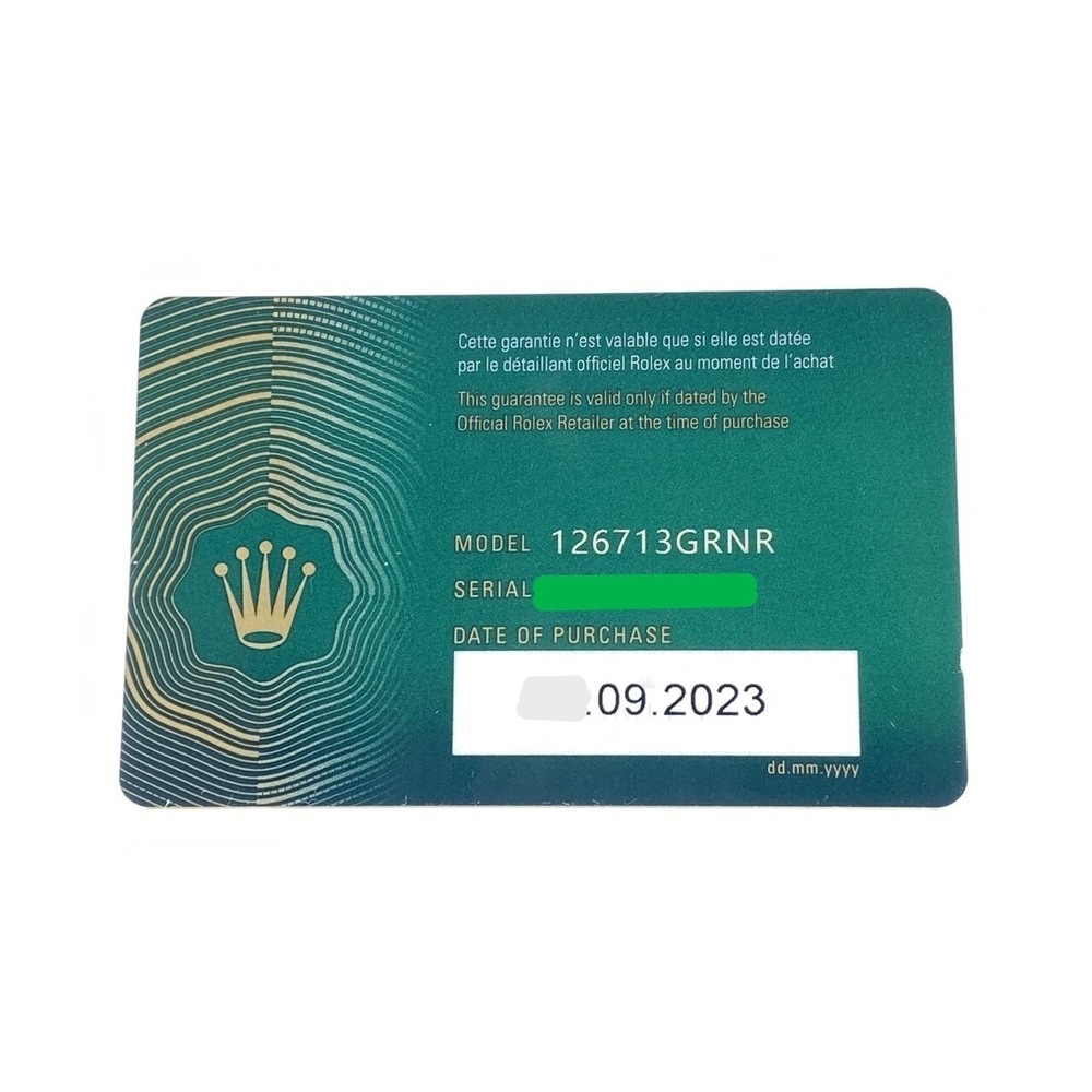 ����å��� GMT�ޥ�����II 126713GRNR ����ӥ꡼�֥쥹 �֥�å� 40mm