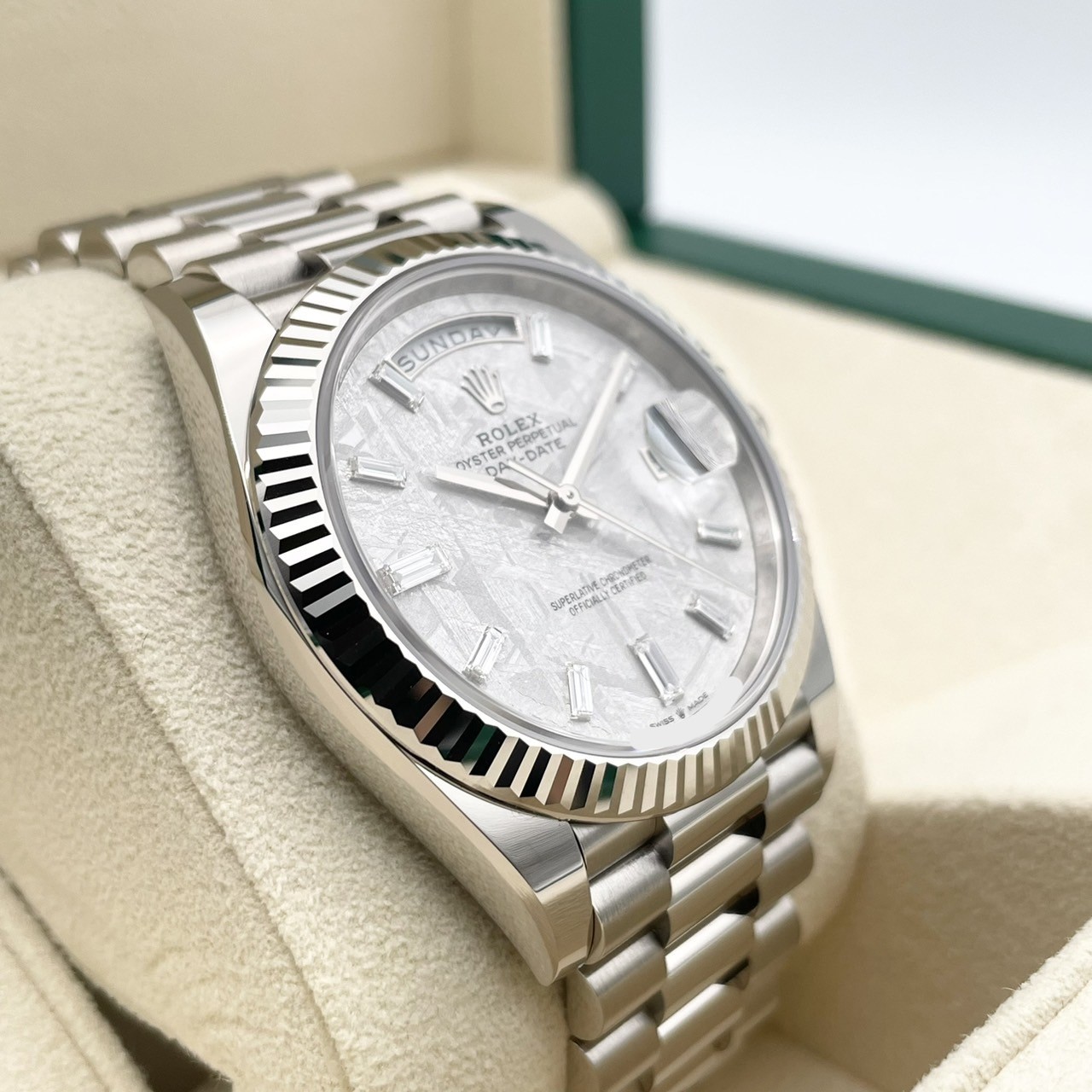 ロレックス デイデイト 228239 メテオライト ホワイトゴールド