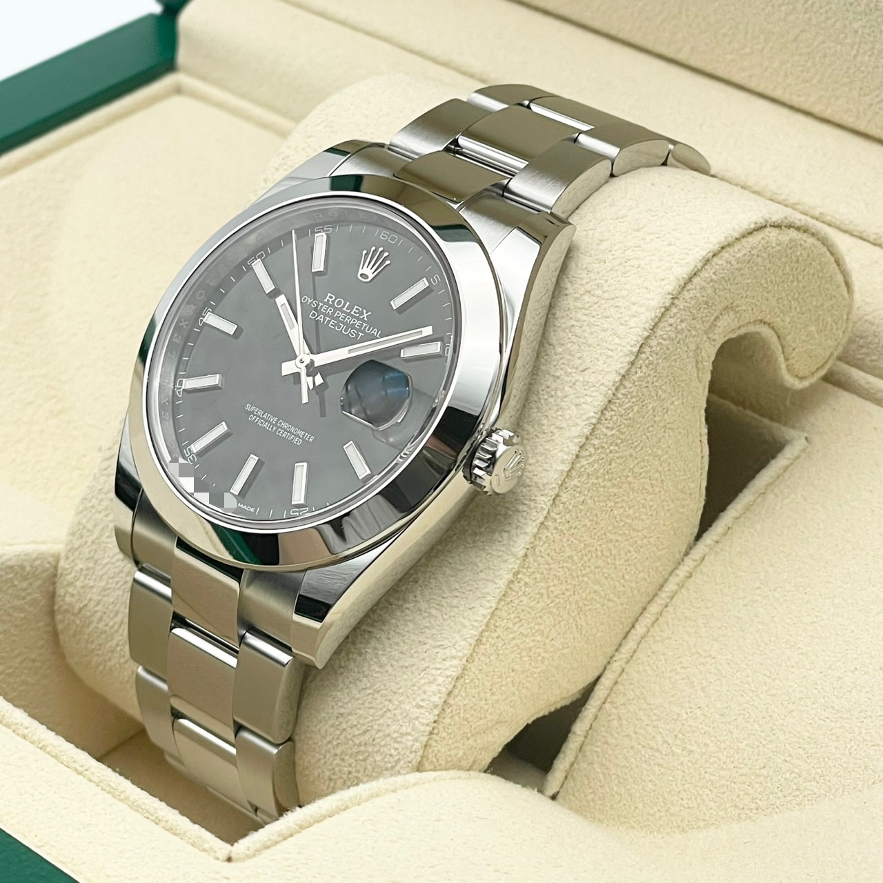 ����å��� �ǥ��ȥ��㥹�� 126300 �֥�å� �����������֥쥹 41mm