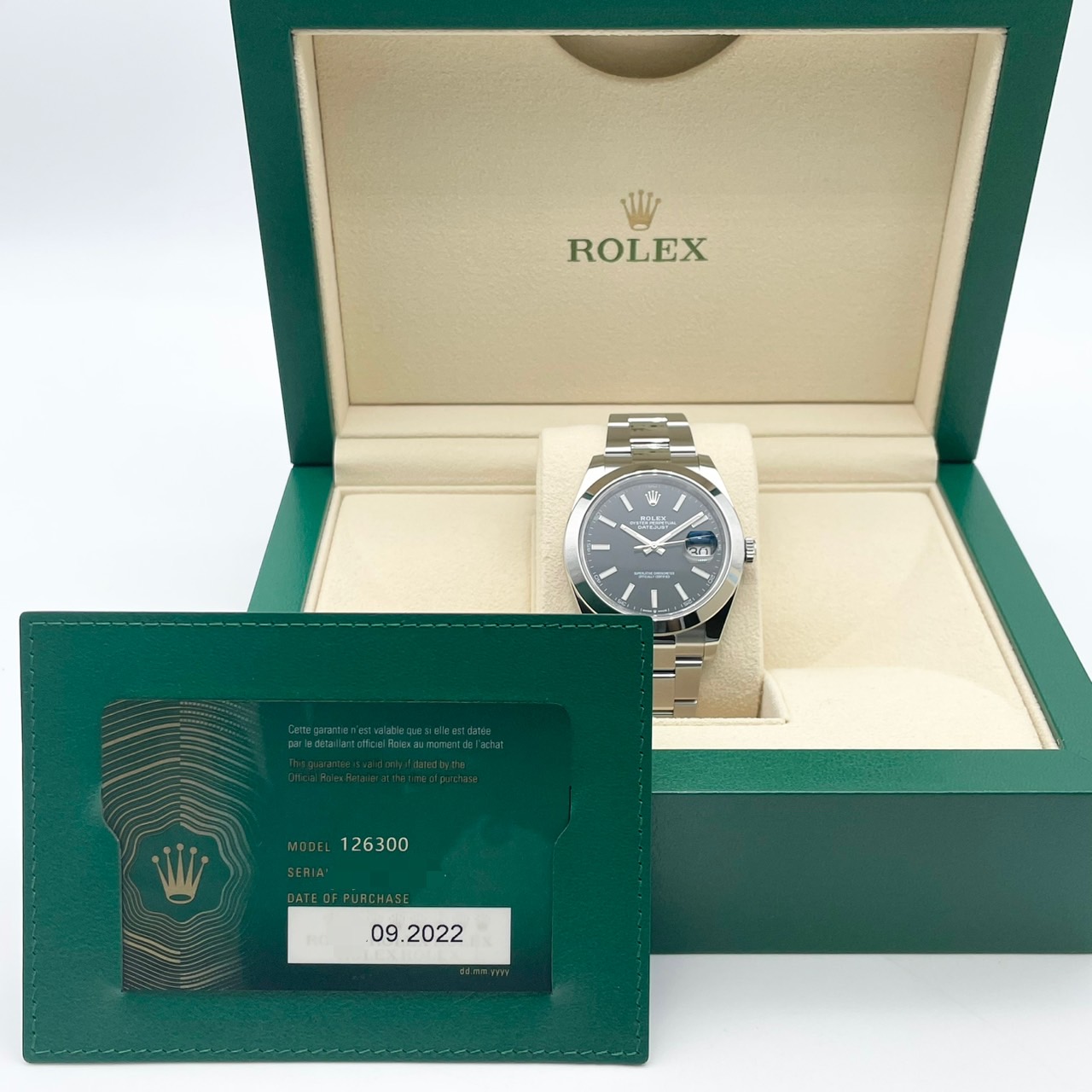 ����å��� �ǥ��ȥ��㥹�� 126300 �֥�å� �����������֥쥹 41mm