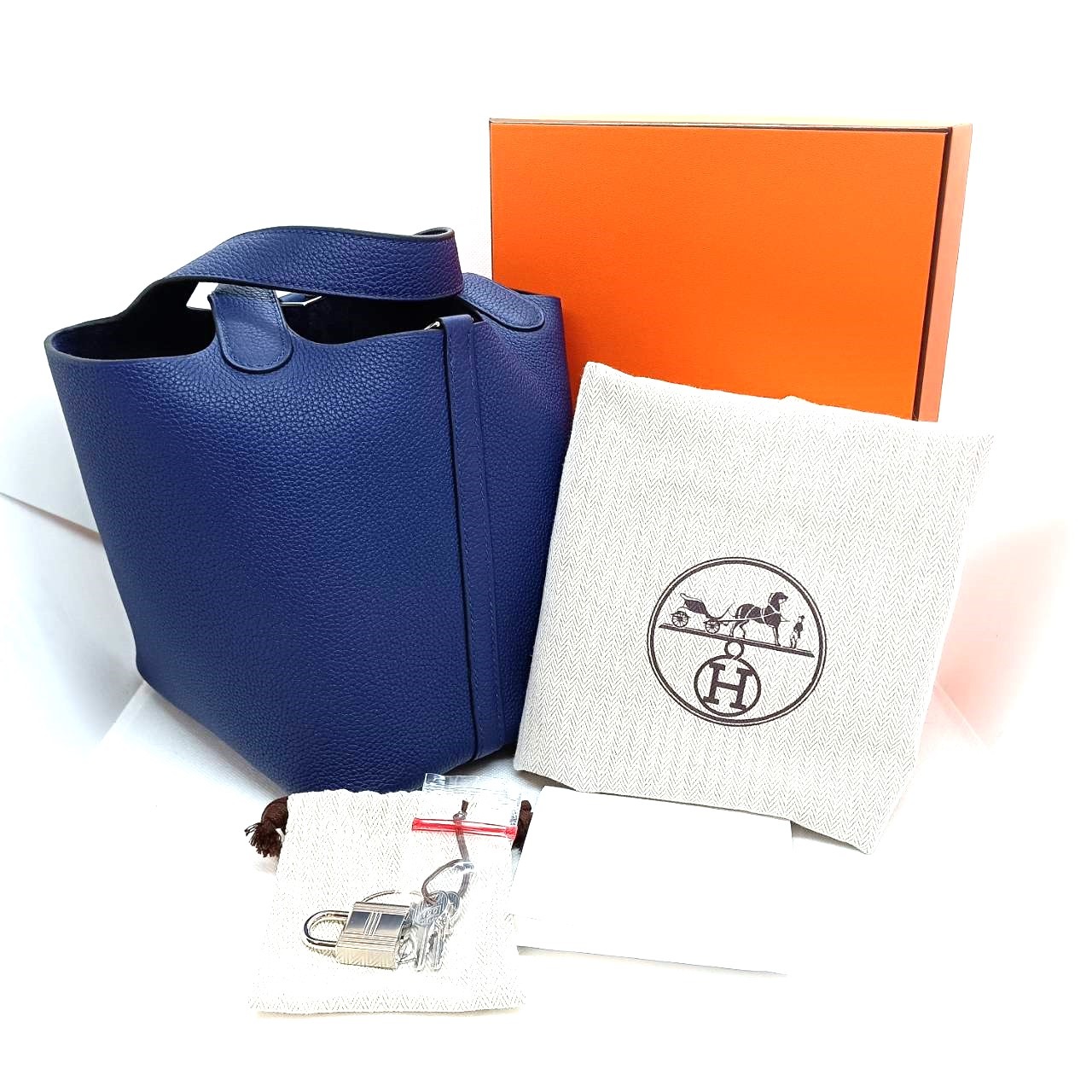 エルメス ピコタンロックPM トリヨンモーリス ブルーサフィール