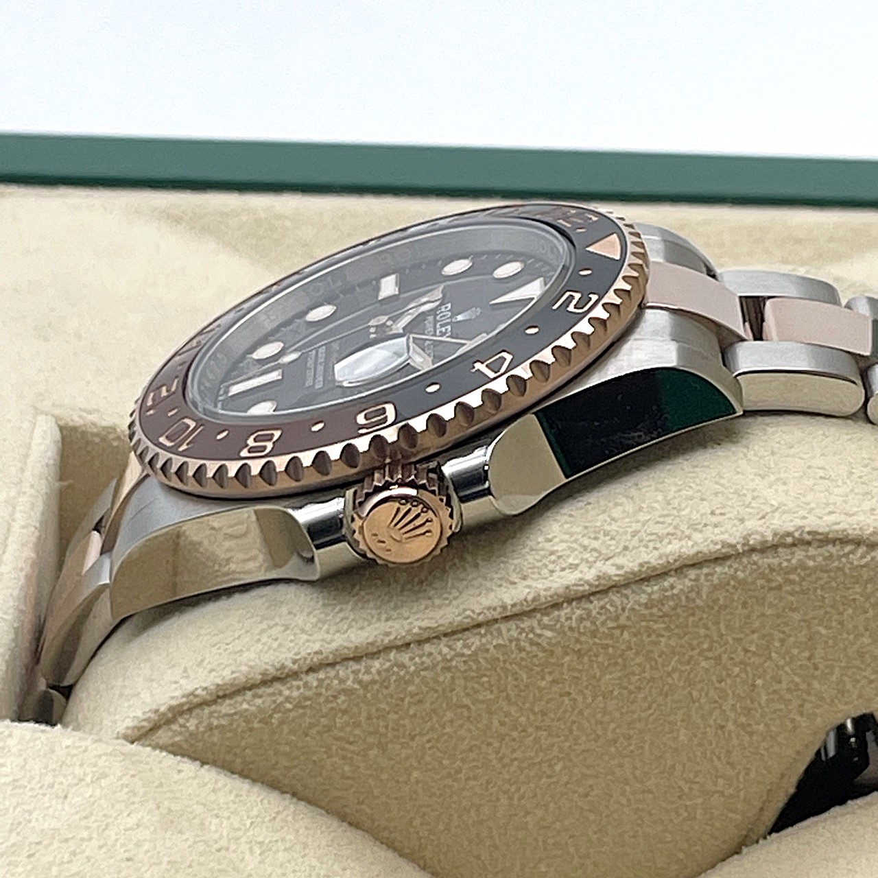 ����å��� GMT�ޥ�����II 126711CHNR �֥�å� ���ƥ�쥹��������ԥ󥯥������ �����������֥쥹��å� 40mm