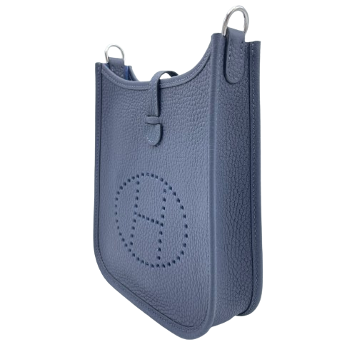 ❤お得なお品❤エヴリンTPM ブルーパオン SV金具 エルメス トリヨン A刻印 ❤お得なお品❤エヴリンTPM ブルーパオン SV金具 エルメス トリヨン A