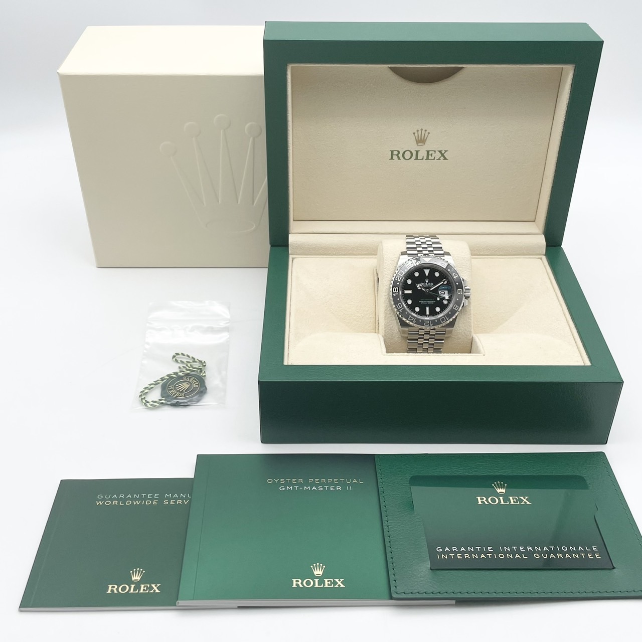 ��8/22�ޤǸ����ò��ۥ���å��� GMT�ޥ�����II 126710GRNR �֥�å� ����ӥ꡼�֥쥹 40mm