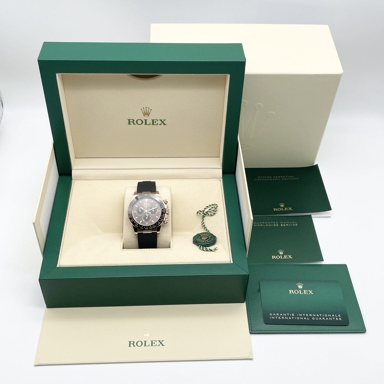 ����å��� �ǥ��ȥ� 116515LN ���祳�졼�ȡ��֥�å� ���С�������������� 40mm