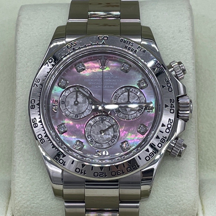 ロレックス デイトナ 116509NG（ブラックシェル） 8Pダイヤ