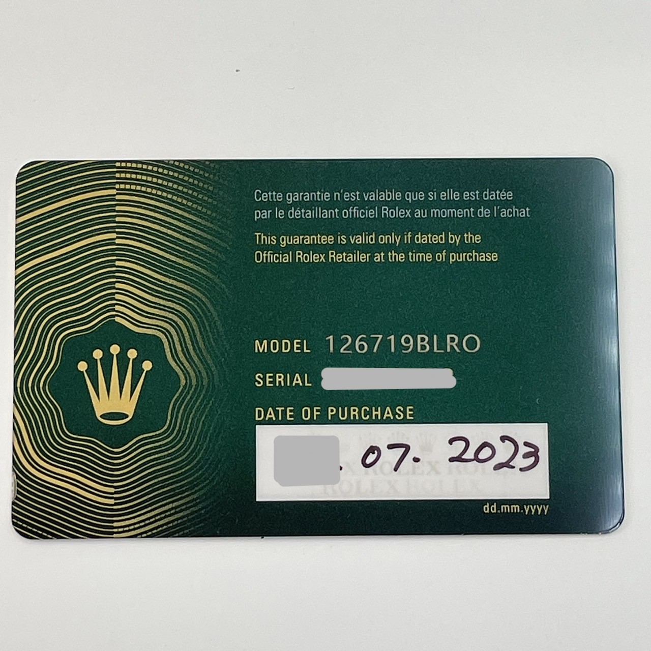 GMT�ޥ�����II 126719BLRO �����������֥쥹��å� �֥롼 �ۥ磻�ȥ������