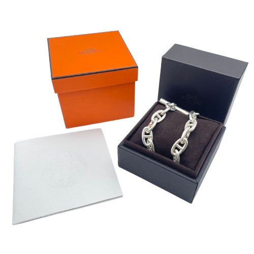 【極美品】HERMES シェーヌダンクルGM シルバー925 極美品 HERMES エルメス シェーヌダンクル ネックレス MM 35