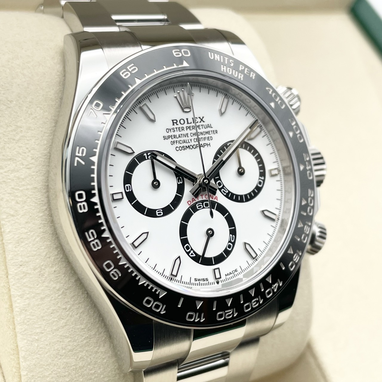 ��2025ǯ12���ݾڽ񡪡ۥ���å��� �ǥ��ȥ� 126500LN �ۥ磻�� ���ƥ�쥹�������� 40mm