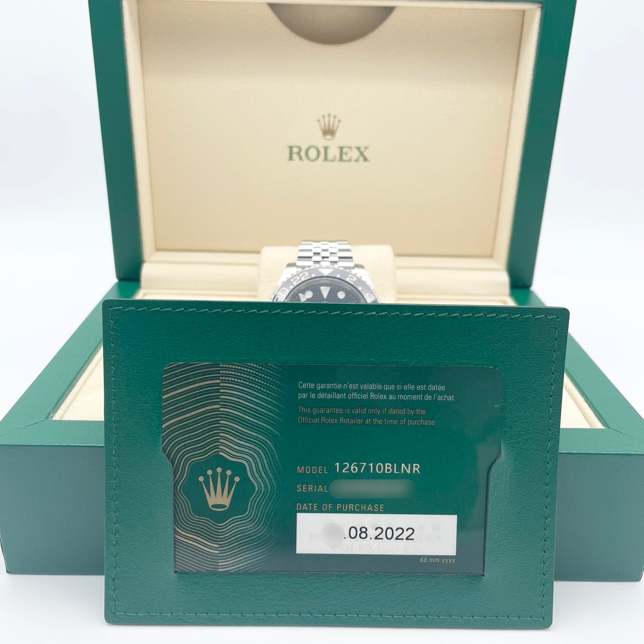 ����å��� GMT�ޥ�����II 126710BLNR �Хåȥޥ� ����ӥ꡼�֥쥹 40mm