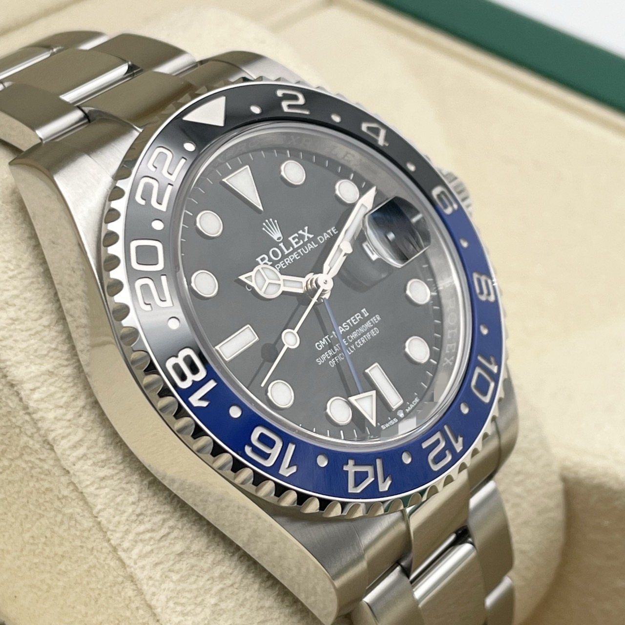 �ڿ��Ƥ����ò����ۥ���å��� GMT�ޥ�����II 126710BLNR �����������֥쥹��å� �֥�å� �Хåȥޥ� 40mm