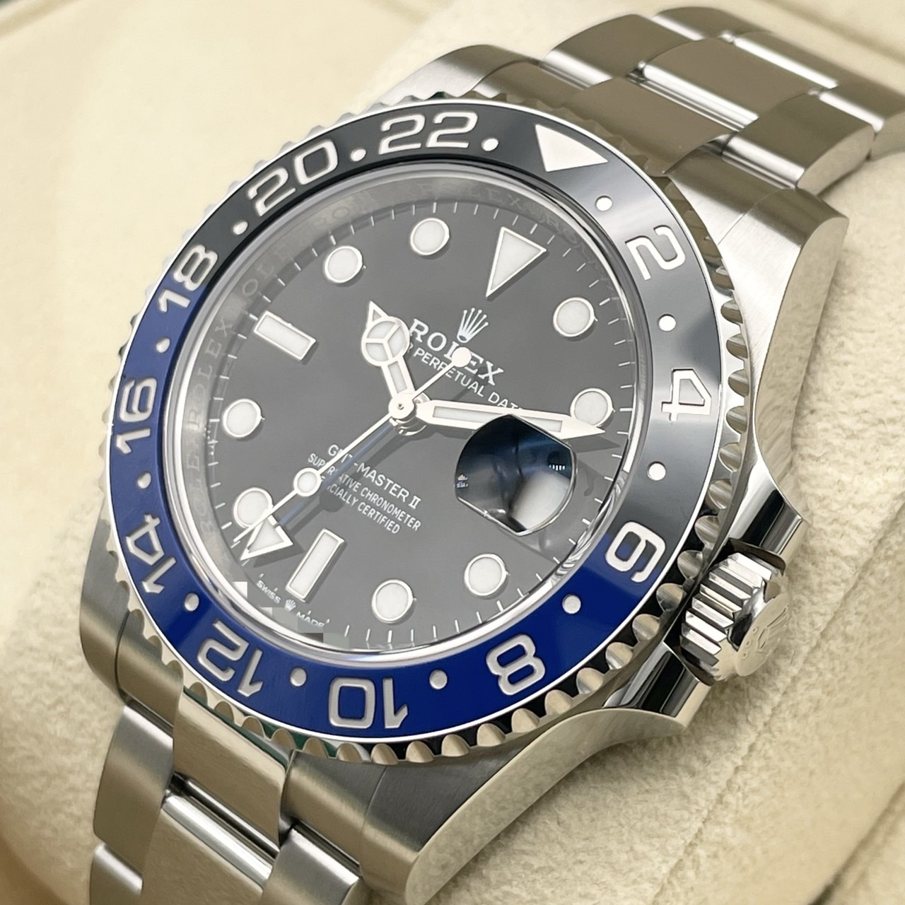 �ڿ��Ƥ����ò����ۥ���å��� GMT�ޥ�����II 126710BLNR �����������֥쥹��å� �֥�å� �Хåȥޥ� 40mm