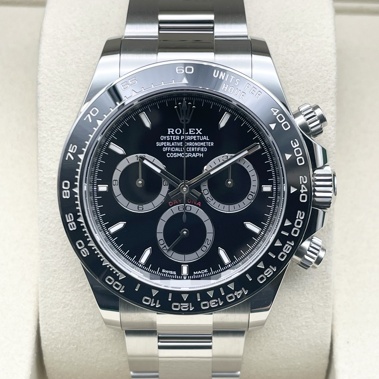 ���ݾڽ�����2026ǯ1��ۥ���å��� �ǥ��ȥ� 126500LN �֥�å� ���ƥ�쥹�������� �����������֥쥹 40mm