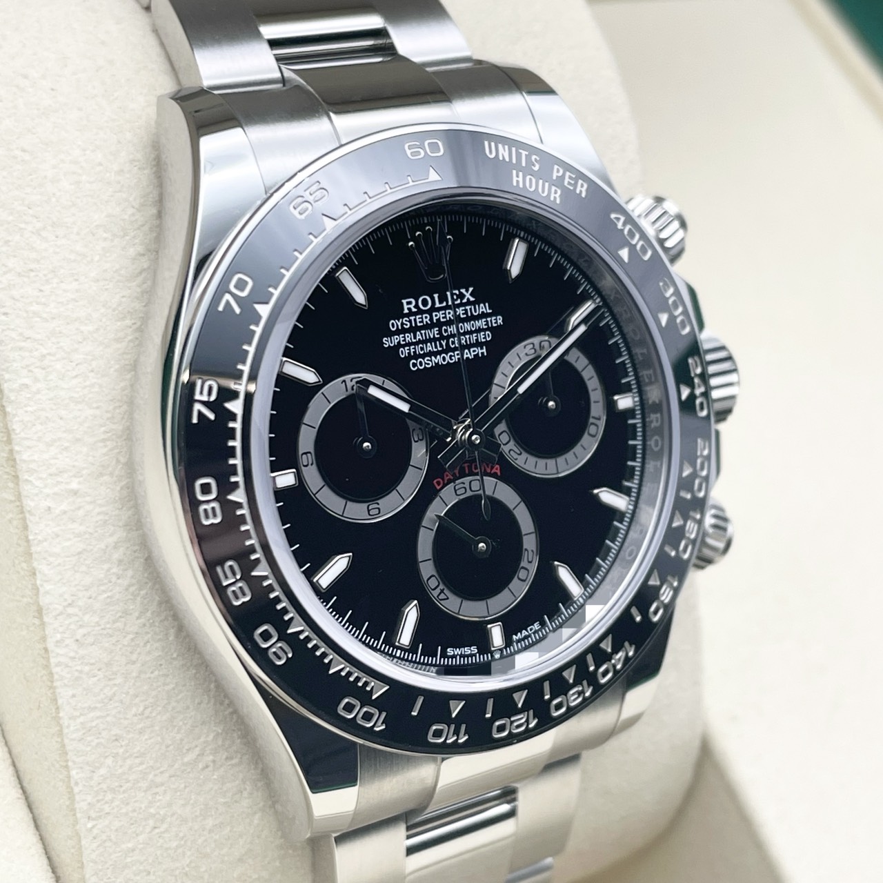 ���ݾڽ�����2026ǯ1��ۥ���å��� �ǥ��ȥ� 126500LN �֥�å� ���ƥ�쥹�������� �����������֥쥹 40mm