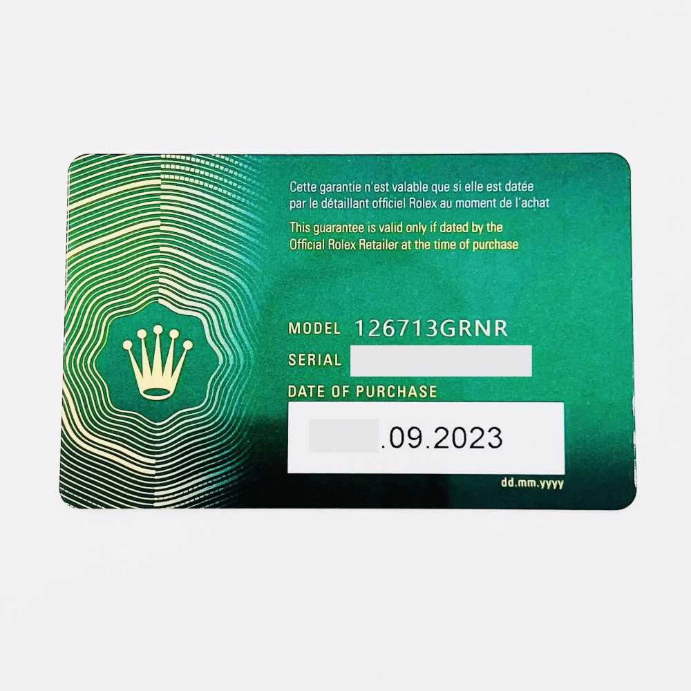 ��2023ǯ����ۥ���å��� GMT�ޥ�����II 126713GRNR 40mm