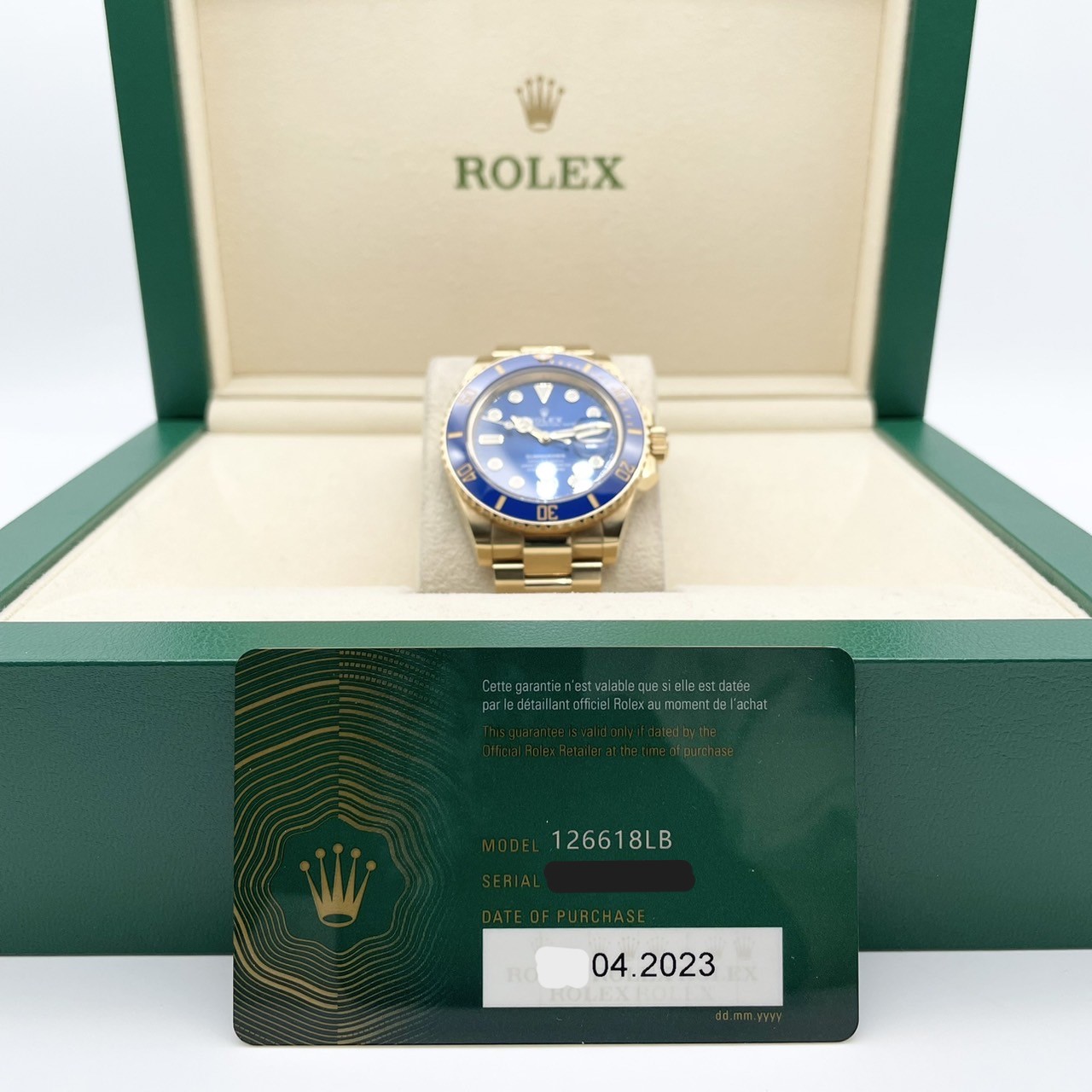 ����å��� ���֥ޥ꡼�� �ǥ��� 126618LB �������֥롼 41mm