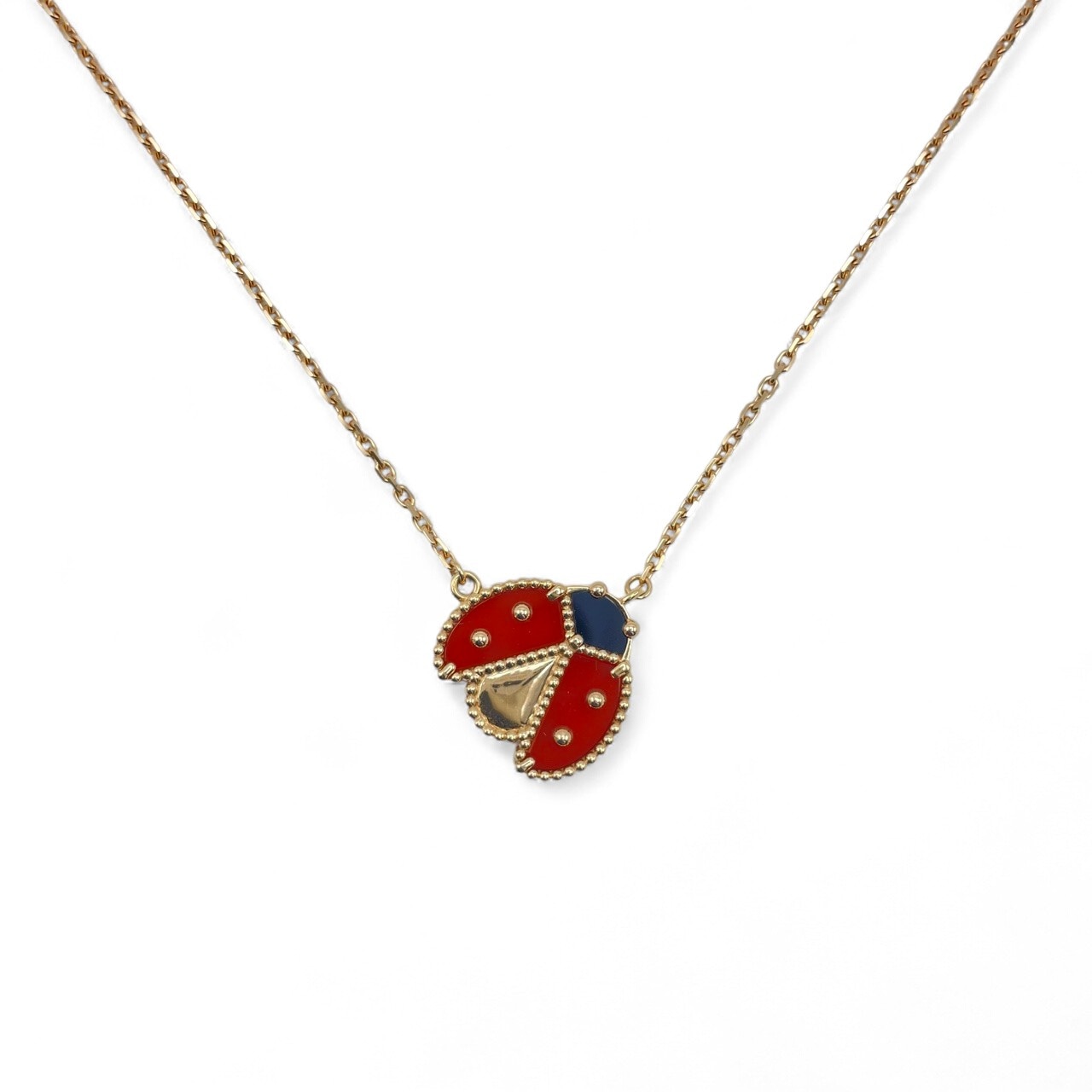 最安 ヴァンクリ ラッキースプリング レディバグ ブレス オニキス カーネリアン 最安 ヴァンクリ ラッキースプリング レディバグ ブレス