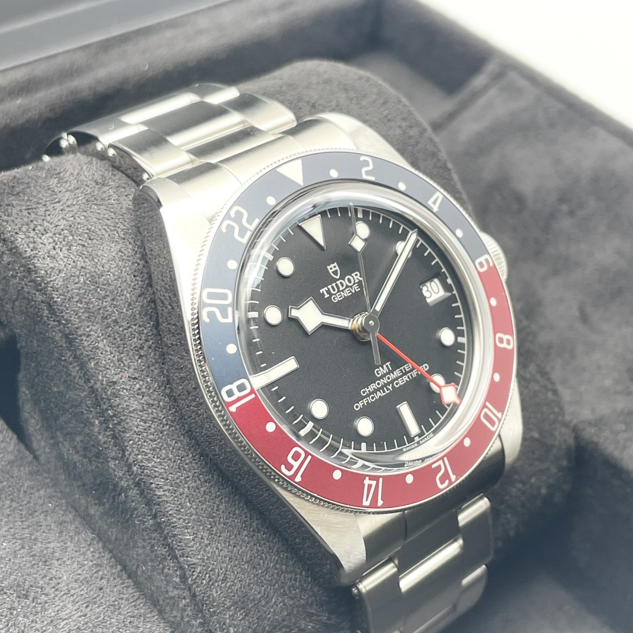 �����709,500�ߡۡ��ݾڽ�����2026ǯ2��ۥ��塼���� �֥�å��٥�GMT �֥�å� 79830RB-0001 41mm