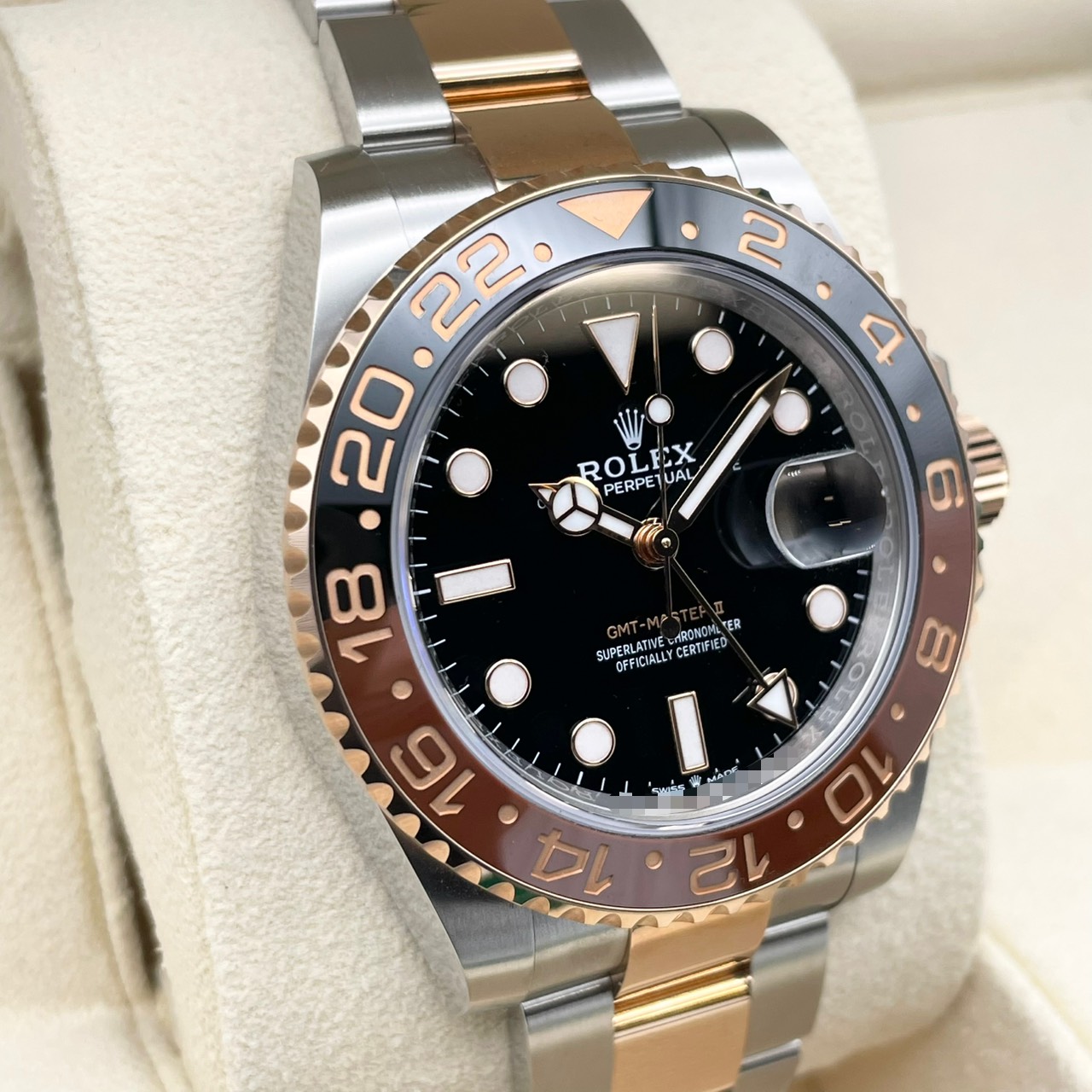 ���ݾڽ�Ȣ��°�ۥ���å��� GMT�ޥ�����II 126711CHNR �֥�å� 40mm