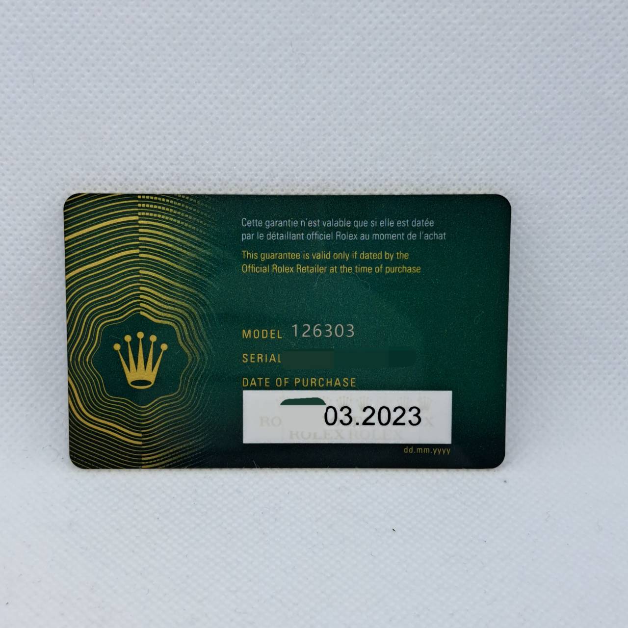 ����å��� �ǥ��ȥ��㥹�� 126303 ���졼�� 41mm