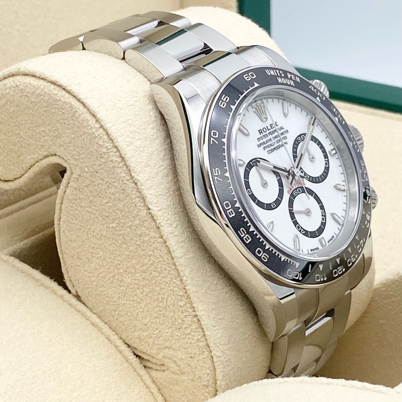 ����å��� �ǥ��ȥ� 126500LN  �ۥ磻�� 40mm ���ƥ�쥹�������� �����������֥쥹