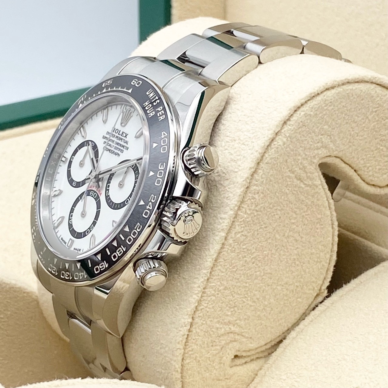 ����å��� �ǥ��ȥ� 126500LN  �ۥ磻�� 40mm ���ƥ�쥹�������� �����������֥쥹