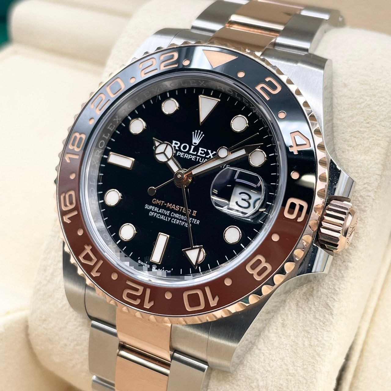 ����å��� GMT�ޥ�����II 126711CHNR ���ե����� �֥�å� 40mm