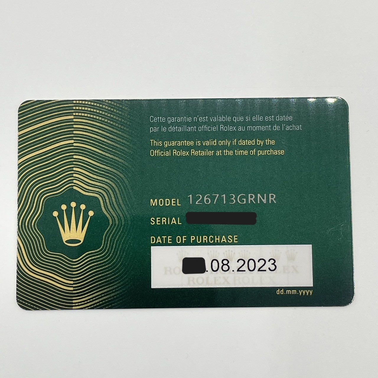 ����å��� GMT�ޥ�����II 126713GRNR ����ӥ꡼�֥쥹 40mm