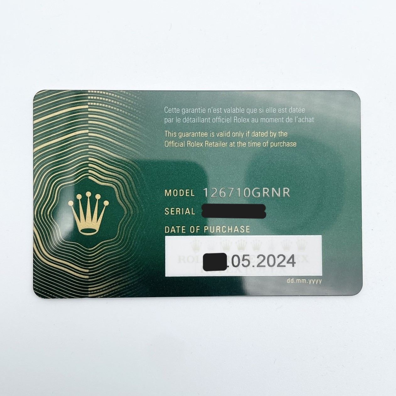 ��2024ǯ������ۥ���å��� GMT�ޥ�����II 126710GRNR �֥�å� 40mm