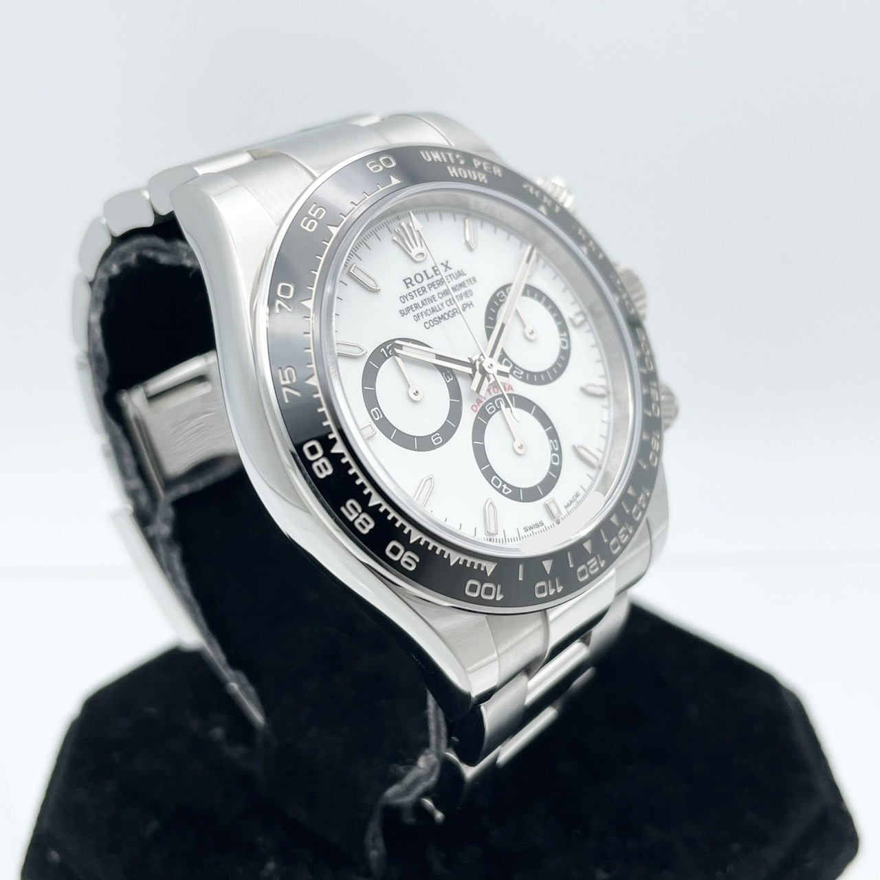 ����å��� �ǥ��ȥ� 126500LN  �ۥ磻�� 40mm ���ƥ�쥹�������� �����������֥쥹