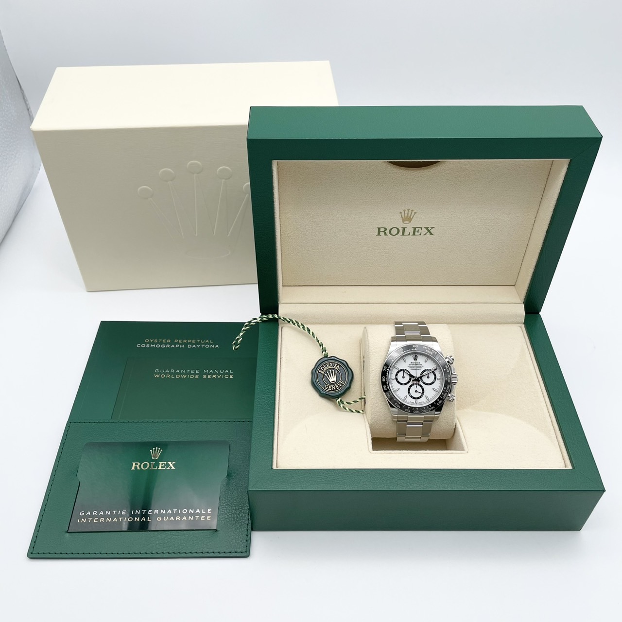 ����å��� �ǥ��ȥ� 126500LN  �ۥ磻�� 40mm ���ƥ�쥹�������� �����������֥쥹
