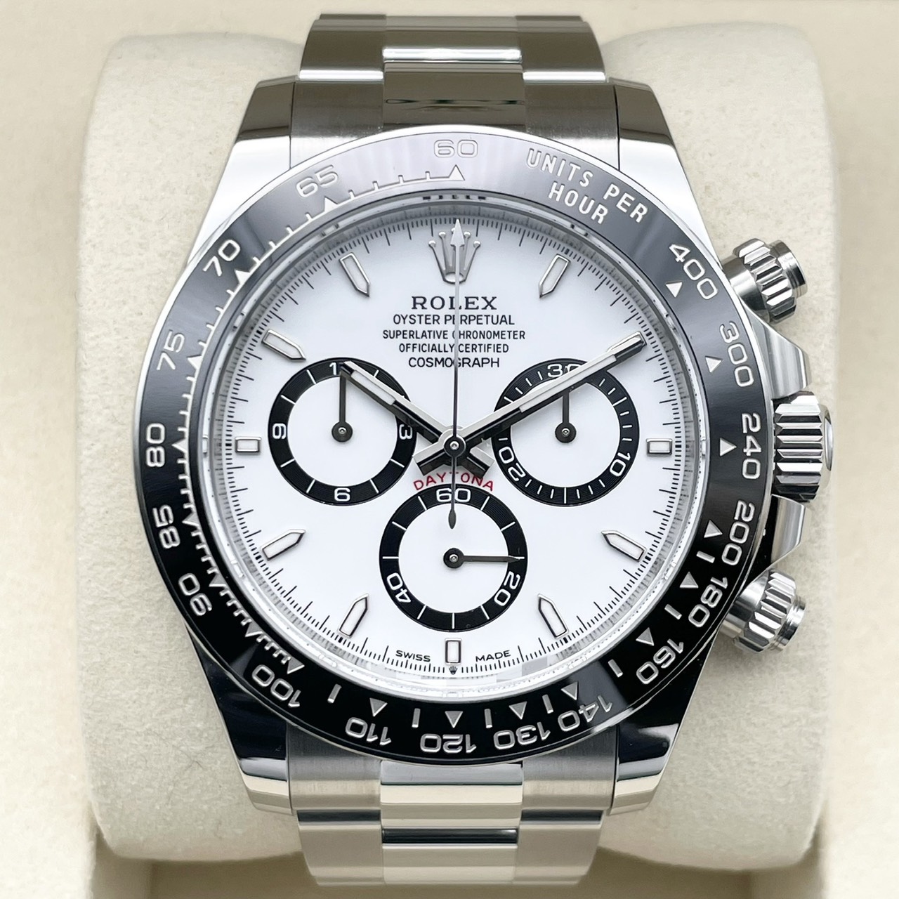 ��2025ǯ11���ݾڽ񡪡ۥ���å��� �ǥ��ȥ� 126500LN �ۥ磻�� ���ƥ�쥹�������� 40mm