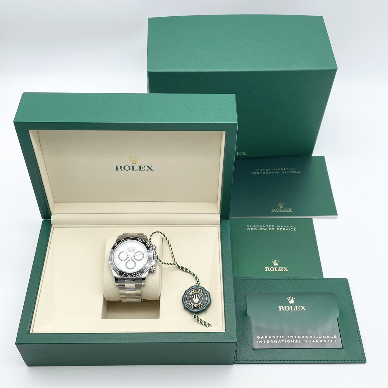 ��2025ǯ11���ݾڽ񡪡ۥ���å��� �ǥ��ȥ� 126500LN �ۥ磻�� ���ƥ�쥹�������� 40mm