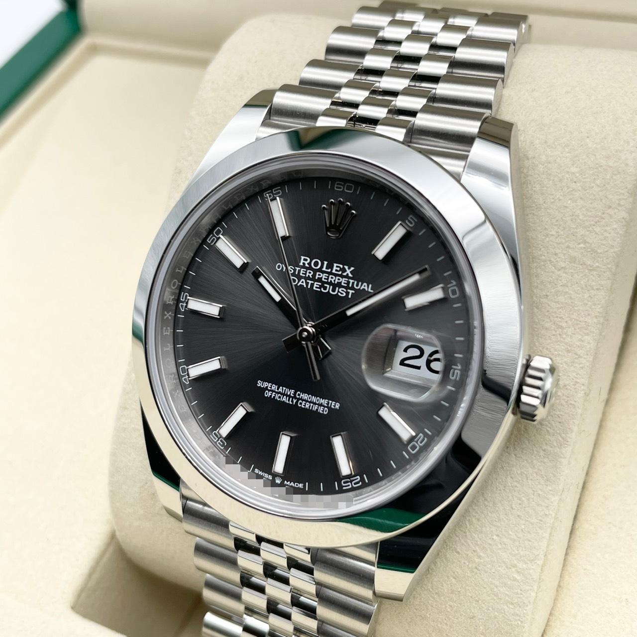 ���ݾڽ�����2026ǯ3��ۥ���å��� �ǥ��ȥ��㥹�� 126300 ���졼�� ����ӥ꡼�֥쥹 41mm