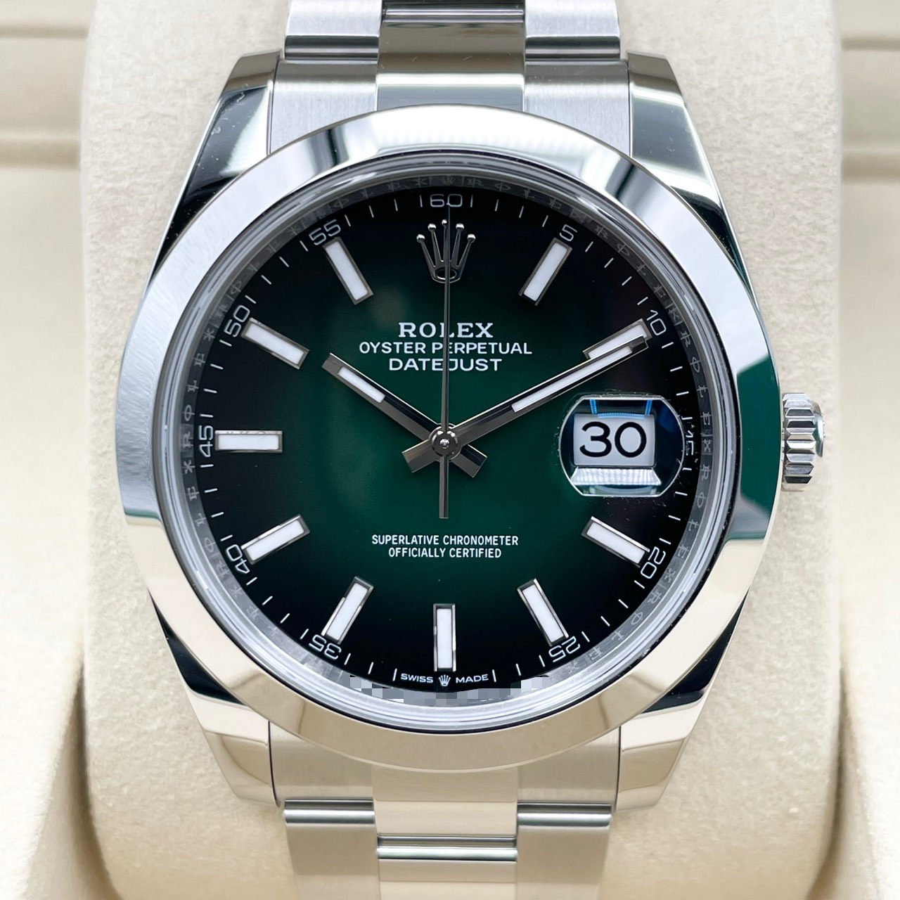 �f�C�g�W���X�g 126300 [�I�C�X�^�[�u���X���b�g �O���[���I���u��]