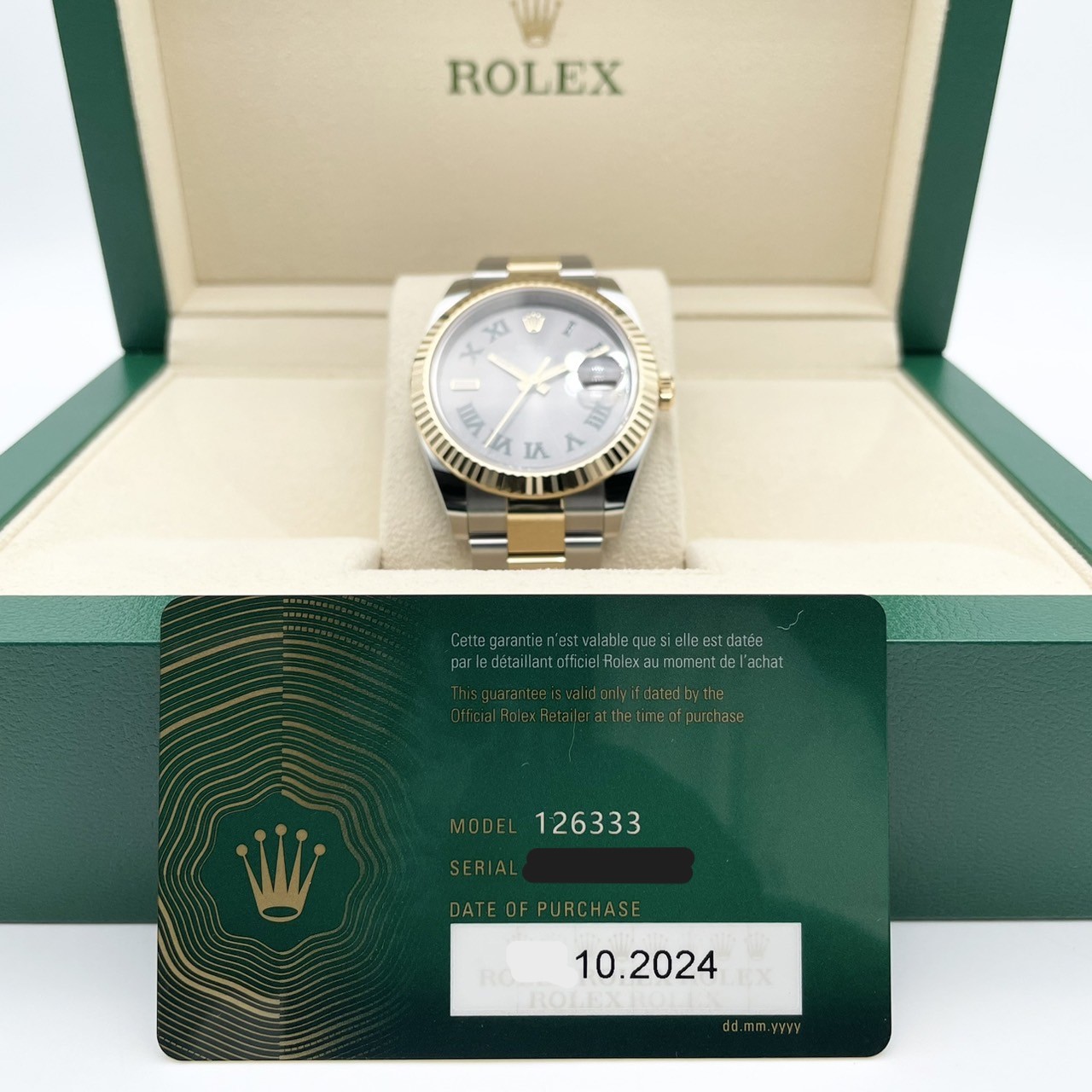 ブラックフライデー特価】ロレックス デイトジャスト 126333 スレート