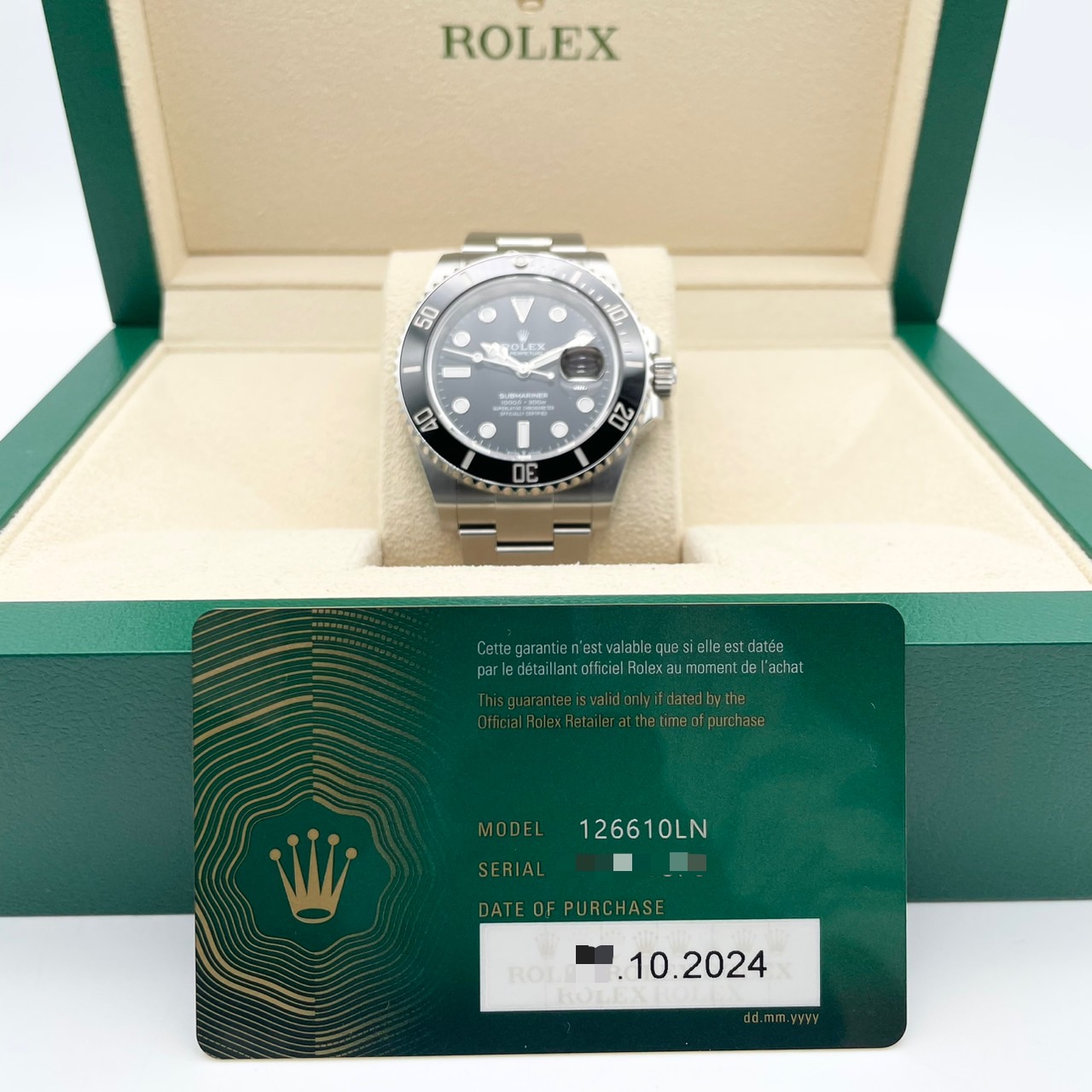 ����å��� ���֥ޥ꡼�ʥǥ��� 126610LN �֥�å� 41mm